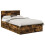 VidaXL vidaXL Bed Frame Smoked Oak 120 x 200 cm Engineered Wood 2