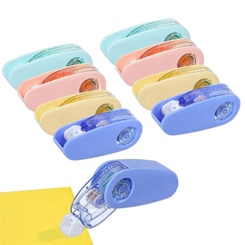 8 PCS Double Sided Tape Roller, Adhesive Scrapbook Tape Roller 80 Ft   Tape Runner Foldable Tapes 2