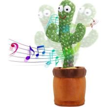 Dancing Cactus, Children's Cactus Toy That Can Sing and Dance, Repeating Talking Cactus Toy, Plush Cactus Gifts for Babies