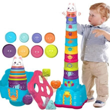 Toy - Stacking Cubes - Non-toxic ABS - Safe - For babies 12 months and older