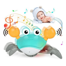 Baby Musical Toy - Walking Crab - USB Rechargeable - Variable Speed - 9 Months and Up