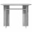 VidaXL vidaXL Console Table Grey Sonoma 100 x 39.5 x 75 cm Engineered Wood 3