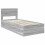 VidaXL vidaXL Bed Frame Grey Sonoma 75 x 190 cm Engineered Wood 3