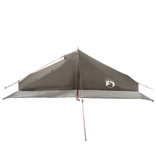 VidaXL vidaXL Backpacking Tent Brown and Grey 2-Person 1