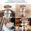 2X pour Over Coffee Dripper Reusable Drip Cone Coffee Filter Portable pour Over Coffee Maker Home Office Camping 8