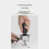 53mm Coffee Tamper Adjustable Constant Force Powder Tamper Espresso Thread Tamper Powder Press Hammer with Scale 10