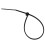100 x 2.5mmx150mm Self-Lock Electric Cable Zip Cord Fixed Cable Ties Black 2