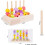 Educational toy - Montessori - 2 in 1 - Stackable - Multicolored - For children 2-5 years old 4