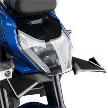 Kit de Alerones Aerodinámicos Delanteros Spoiler Delantero Carenado Deflector de Aire para  R1300R 2025 2026 Negro
