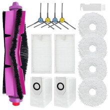 For Eureka J12Ultra / J12 Ultra, for Midea V12 Vacuum Cleaner Main Side Brush Filter Mop Bags Replacement Parts