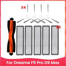 For Dreame F9 Pro D9 Max Replacement Parts Accessories Main Side Brush Hepa Filter