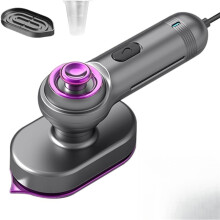 Portable Iron Steamer, Rotating Handle Handheld Garment Steamer, Compact Clothes Wrinkle Remover for Home, Travel & Office, Gray