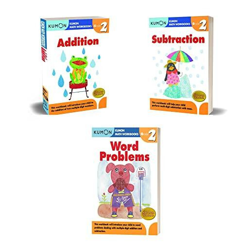 Kumon Grade 2 Workbook Set 3 workbooks Addition Subtraction Word Probl
