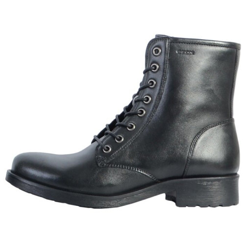 Geox Bottine Cuir Geox Rawelle - Noir