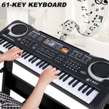 Multifunctional 61-key electronic piano for children with microphone (USB)