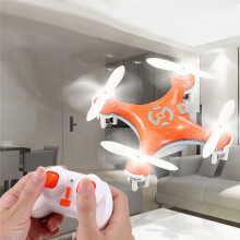 RC Quadcopter Cx10 Remote Control Drone 2.4G 4CH with LED Electronic Helicopter Electric Airplane Toys for Kids-B