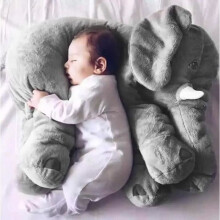 Pillow - Elephant - 60cm - Soft Plush - PP Cotton - Simple Design