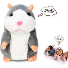 Interactive Toy - Talking Hamster - Repeats Your Words - Soft Plush - For Children Ages 3 to 10