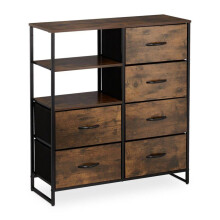 Comò in stile industriale rétro 6 cassetti 90 x 40 x 75 cm arredamento decorativo eleganza