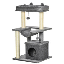 Albero per gatti torre di gioco 48 x 48 x 90 cm spazio riposo e