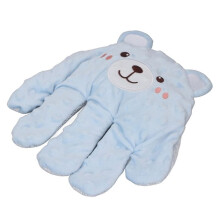 Vvikizy Baby Sleep Palm Soothing Baby Palm Baby Patter for Sleep Beans Fabric Sleep Toy Accessory Blue