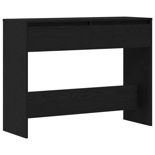VidaXL vidaXL Console Table Black Oak 100 x 35 x 76.5 cm Engineered Wood 1
