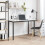 VidaXL vidaXL Dining Table White 110 x 55 x 75 cm Solid Pine Wood 2