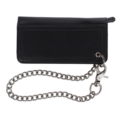 Dickies Dickies Men's Leather Trucker Chain Wallet 1