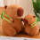 Plush toy - Capybara - 33 cm - Brown - Soft - Home decor 4