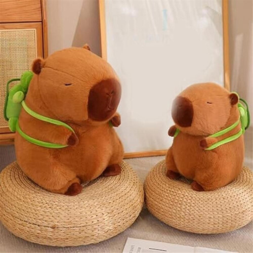 Plush toy - Capybara - 33 cm - Brown - Soft - Home decor 2