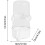 Parrot Water Feeder - 490ml Bird Water Container 3