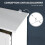 Commode - HELLOSHOP26 - 5 tiroirs - Noir - 74 x 40 x 91 cm - Anti-basculement 5