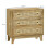 Commodes - HELLOSHOP26 - Commode 3 tiroirs - cannage rotin - anti-basculement - 80x35x76 cm 2