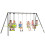Outsunny Set de Columpio Bicolor 355 x 184 x 186 cm 1
