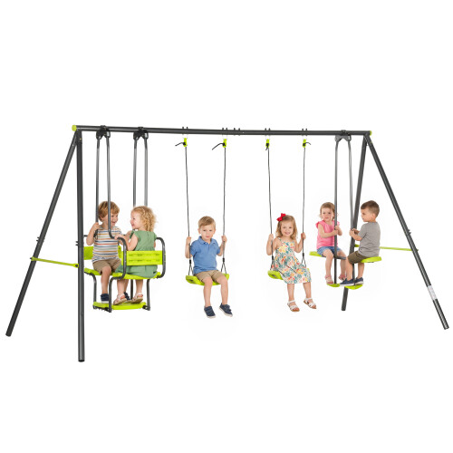 Outsunny Set de Columpio Bicolor 355 x 184 x 186 cm