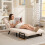 Homcom Sofá Cama Doble Beige 102 x 73 x 81 cm 6