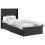 VidaXL vidaXL Bed Frame with Storage and Headboard Black 75 x 190 cm 2