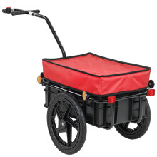 Remolque para Bicicleta Rojo 144 x 59 x 80 cm