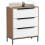 Homcom Cómoda de Tela Marrón 59.5 x 30 x 73.5 cm 1
