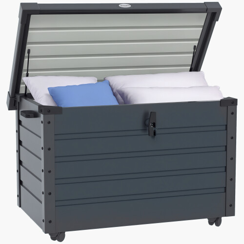 Outsunny Baúl de Exterior Gris 100 x 62 x 65 cm