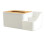 Rectangular Tissue Box, Multifunctional Tissue Box with 2 Compartments, Beautiful Material, Tissue Dispenser 1