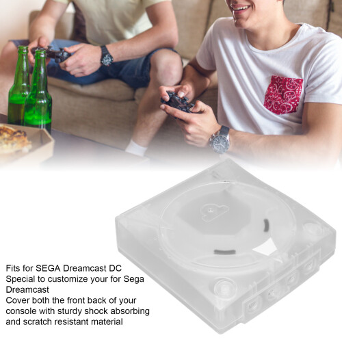 Dreamcast DC Ersatzgehäuse Transparent Weiß