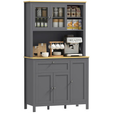 Alacena de Cocina Gris 100 x 40 x 180 cm