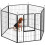PawHut Parque para Perro Negro 160 x 80 x 100 cm 1