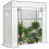 Outsunny Invernadero Blanco 196 x 77 x 197 cm 1
