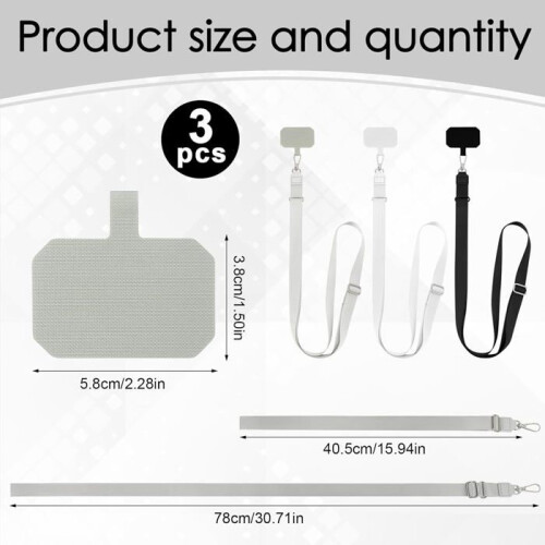 Mobile Phone Cord - Perfumer's Lamp - Adjustable 80-150 cm - Nylon - Universal - Multi-purpose 2