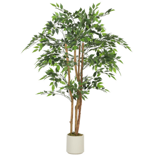 Homcom Ficus Artificial Verde 65 x 65 x 150 cm