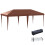 Outsunny Carpa Plegable Marrón 585 x 295 x 270 cm 1