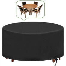 Garden Table Cover - ZEMINPEOEL - Ø128X71CM - Waterproof - UV Resistant - Windproof