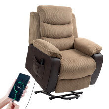 Sillón Levanta Persona Marrón 96 x 96 x 108 cm